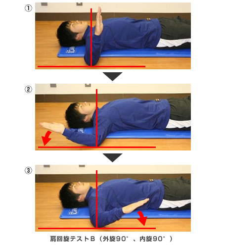 肩回旋テストB